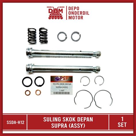 Jual Suling Skok Depan Assy Supra Harga Per Set Sulingan As Shock