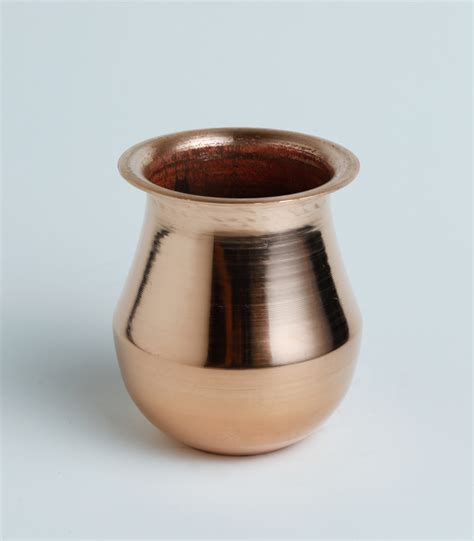 Puja Lota (Copper) - Handmade Copper Vessels | Foomantra