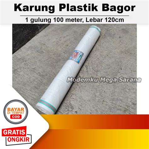 Jual Karung Plastik Bagor Packing Gulung Meter Lebar Cm Jogja