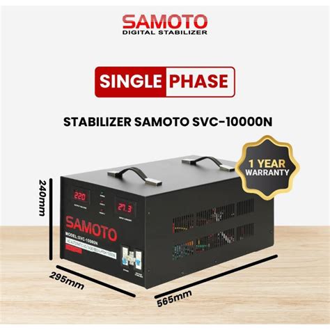 Jual Svc Kva Svc Va Stabilizer Samoto Phase Avr Stavolt Servo