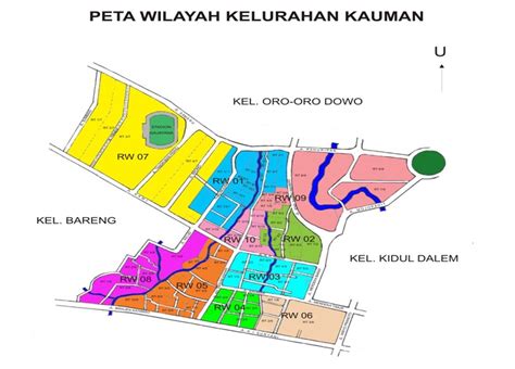 Kondisi Geografis Kelurahan Kauman Kota Malang