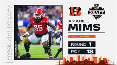 Bengals Nfl Draft Grade Amarius Mims Ot Georgia 18th Overall