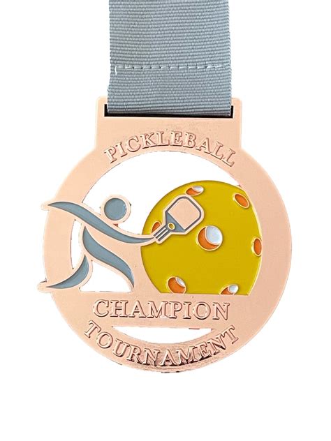 Pickleball Medals, Set of 3 Gold, Silver & Bronze 3 Pickleball Medal Award With Free Ribbon - Etsy