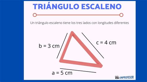 Triángulo ESCALENO características y fórmula con EJERCICIOS y