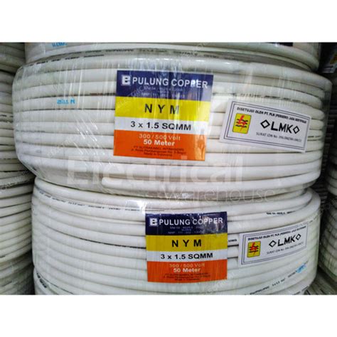 Jual Kabel Listrik NYM 3x1 5mm2 PULUNG 3x1 5mm 3x1 5 Mm 3x1 5mm 3x1 5