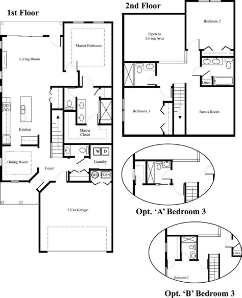 The Waterford Floor Plan Marblewood Homes