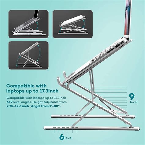 Frozen Laptop Stand Aluminium Foldable Portable At Rs Piece