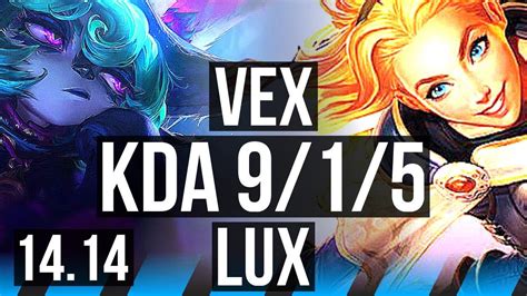 VEX Vs LUX MID 9 1 5 Legendary 500 Games VN Grandmaster 14