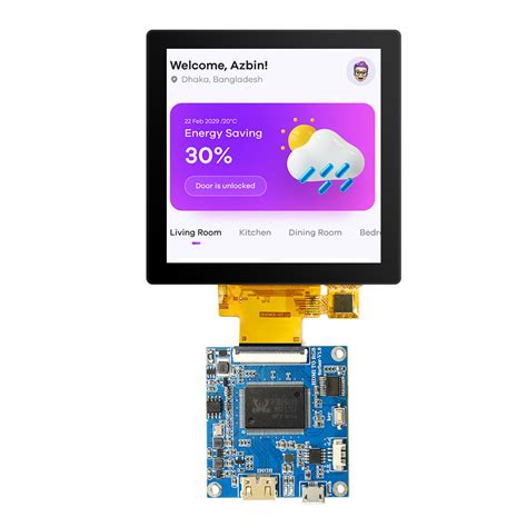 Inch Square Ips Display Capacitive Spi Rgb Lcd Touch Screen