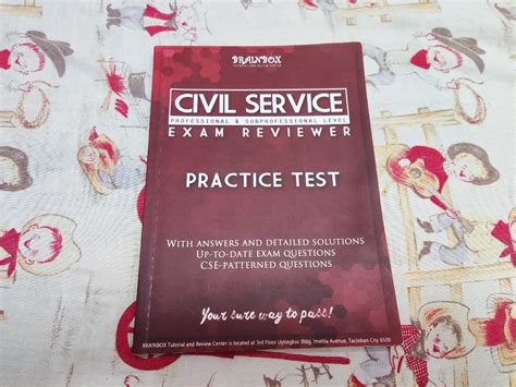 Brainbox Civil Service Exam Reviewer Practice Test Hobbies Toys