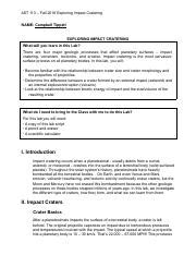 F Impact Cratering Pdf Ast Fall Exploring Impact