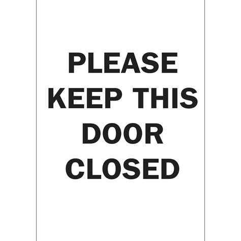 Keep The Door Closed PDF, 56% OFF | www.pinnaxis.com