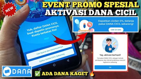 Cara Aktifkan Dana Paylater Supaya Bisa Pinjam Uang Di Dana Event