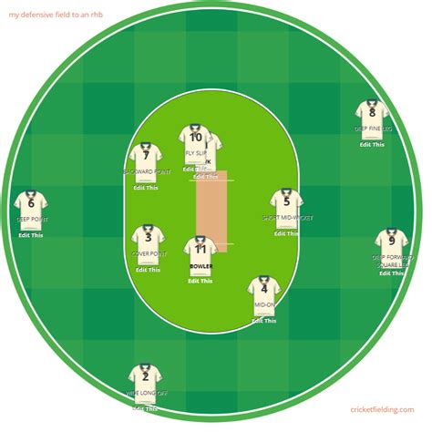 Cricket Fielding Interactive Cricket Fielding Planner And Strategy Tool