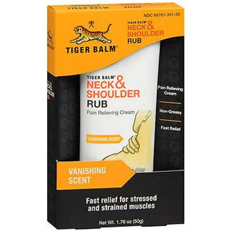 Tiger Balm Neck & Shoulder Rub Vanishing Scent - Walmart.com - Walmart.com