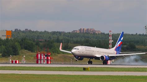 MOSCOW RUSSIAN FEDERATION JULY 29 2021 Civil Boeing 737 VP BRH