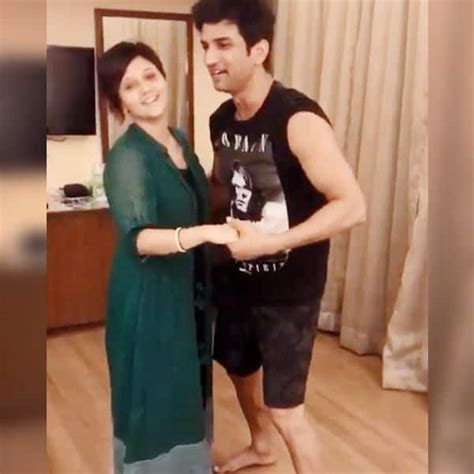 Sushant Singh Rajput Danced With Dil Bechara Actor Swastika Mukherjee