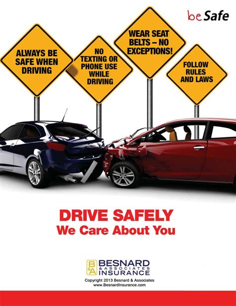 Drive Safely Poster Besnard Safety