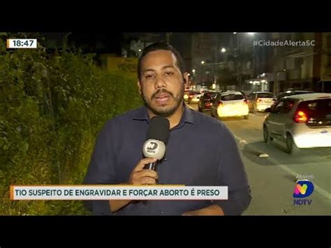 Tio suspeito de engravidar e forçar aborto é preso