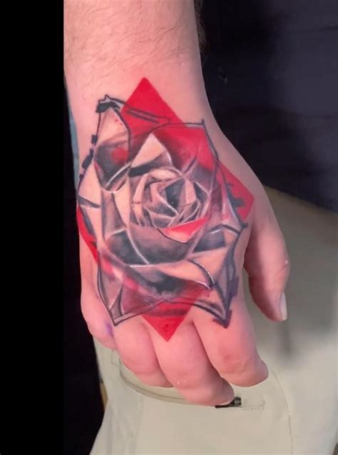 50 Rose Hand Tattoo Designs With Meanings Art And Design