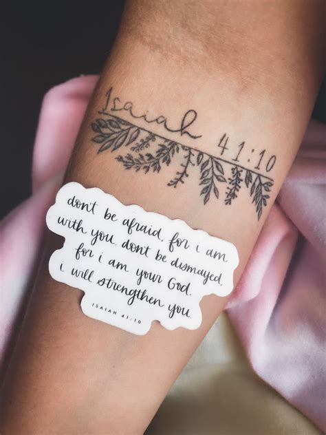 Isaiah 4110 Verse Tattoos Simplistic Tattoos Scripture Tattoos