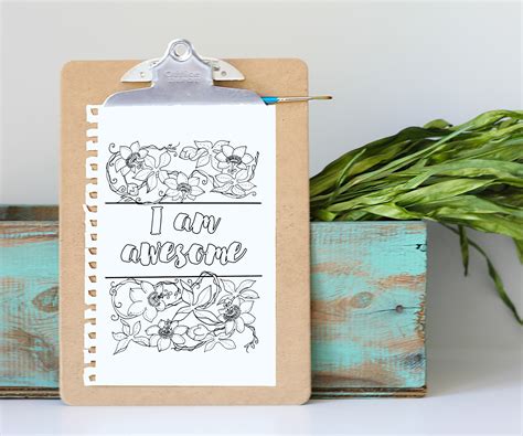 You Are Awesome Coloring Picture 10