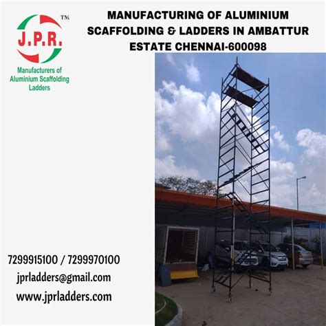 Hot Dipped Galvanized MS Movable Scaffolding For Industrial At Rs 2400