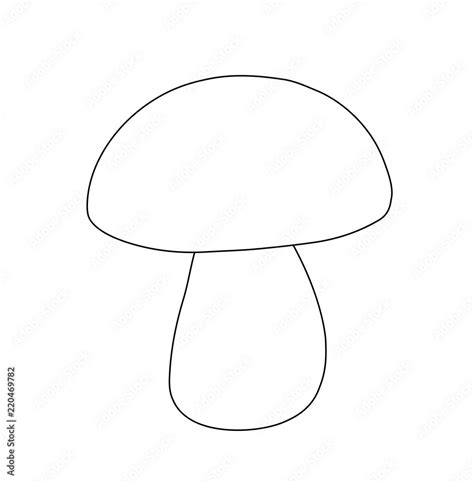 Simple Mushroom Sketch