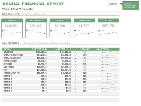 Annual Financial Report Template Word 6 Templates Example Templates