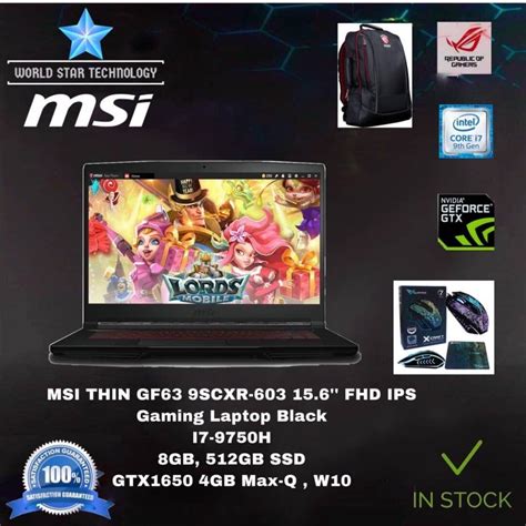 MSI GF63 Thin Price in Malaysia & Specs - RM4099 | TechNave