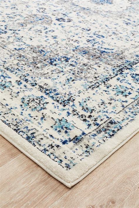 Mist Alpine White Transitional Rug Lost Design Society