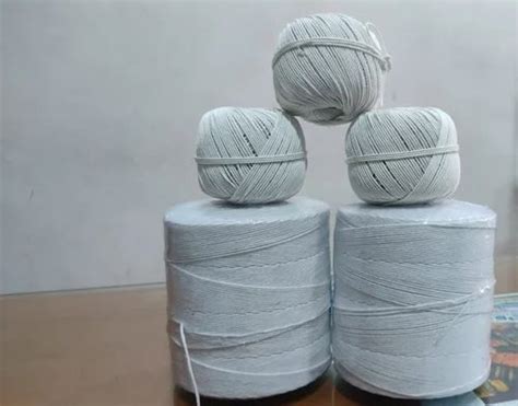 Ply Thread Mills White Cotton Sewing Thread For Textile Industry