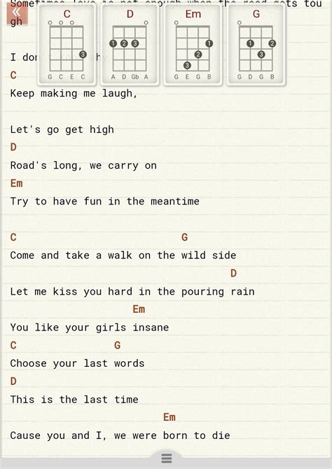 Lana Del Rey Guitar Chords | Piano Sheet Music