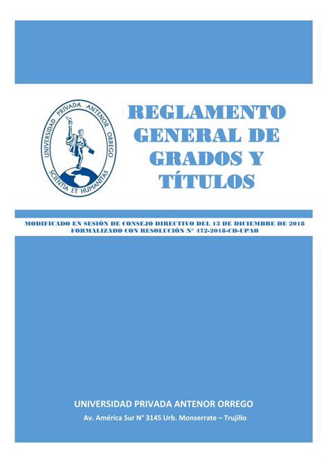 PDF REGLAMENTO GENERAL DE GRADOS Y TÍTULOSArtículo 21 La tesis es un