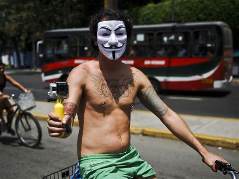 Nude Cyclers Celebrate World Naked Bike Ride