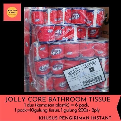 Jual Jolly Core Toilet Bathroom Tisu Toilet Tissue Roll Gulung Dus