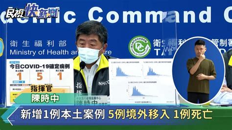 快新聞／本土今僅1、添1死！ 境外移入再增5例