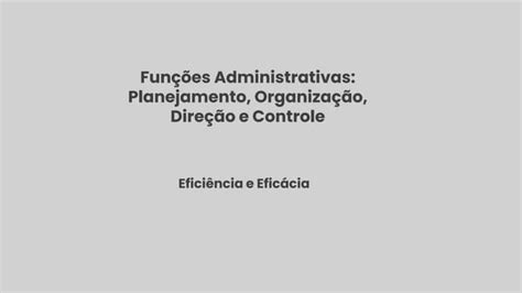 Aula Eficiencia E Eficacia AdministraÇÃo Ppt