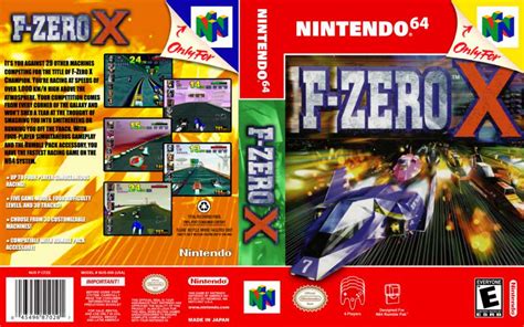 F Zero X Nintendo 64 Videogamex