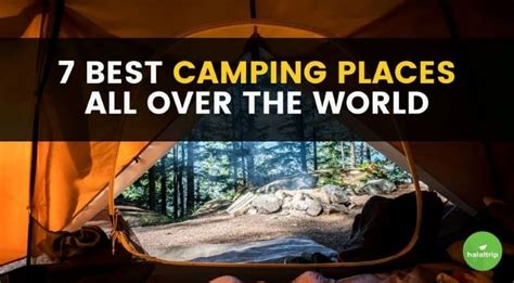 camping places    world