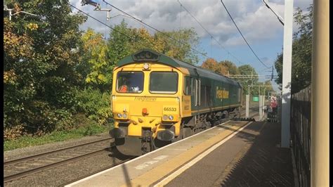 Freightliner 66533 Passing Penkridge In Both Directions On Light