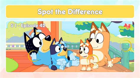 Bluey Quiz Bluey S1e42 Hide And Seek ｜ Spot The Difference ｜ Mind