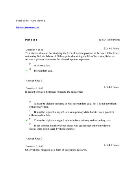 Psyc Week Final Exam Complete Solution Graded A Browsegrades