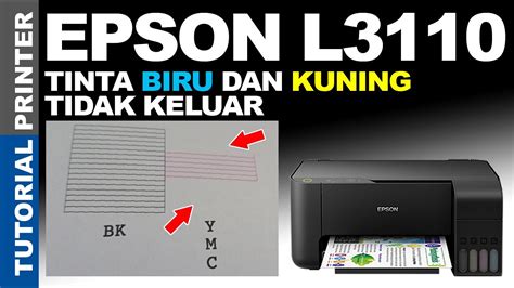 Penyebab Dan Cara Mengatasi Printer Epson L3110 Tinta Tidak Keluar