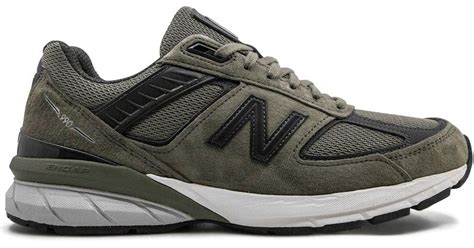 New Balance Suede 990 Low Top Sneakers In Green For Men Lyst