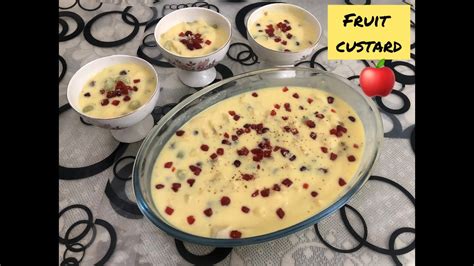 Fruit Custard Easy Custard Recipe How To Make Custard With No Lumps Dessert Recipe