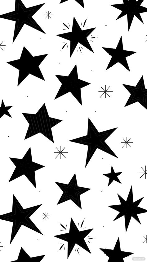 Stars Background Black