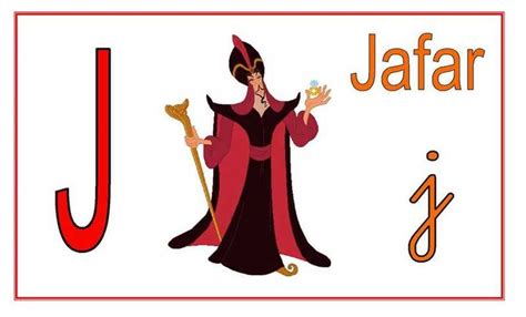 Letra J - Hadas - Disney | Jafar