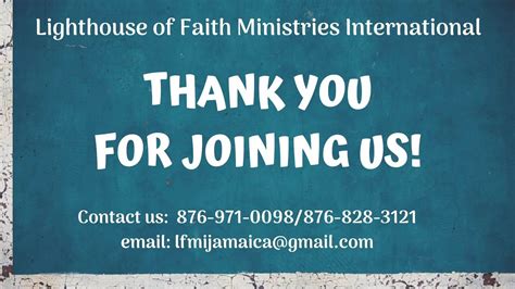 Lighthouse Of Faith Ministries International Youtube