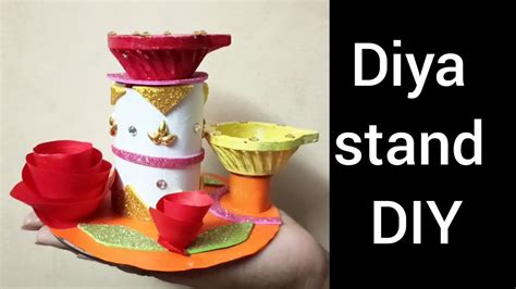 Diya Stand Making Diy Diya Stand Best Out Of Waste Youtube